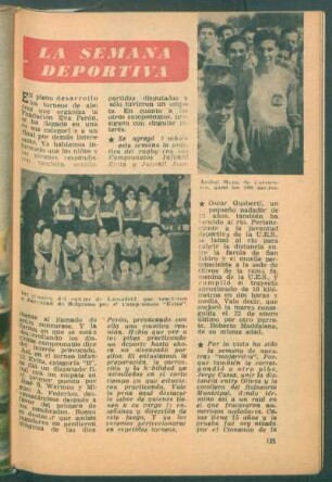 La semana deportiva