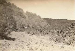 Sizilien. Lavafelder am Ätna