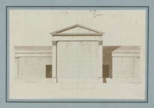 Fischer, Carl von; München; Palais Asbeck, Gartensalon - Rückseite (Ansicht)
