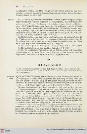 ⟦Schannenbach⟧