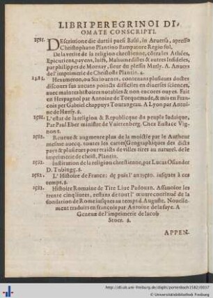 Libri Peregrino Idiomate conscripti.