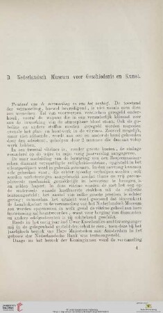 D. Nederlandsch Museum voor Geschiedenis en Kunst