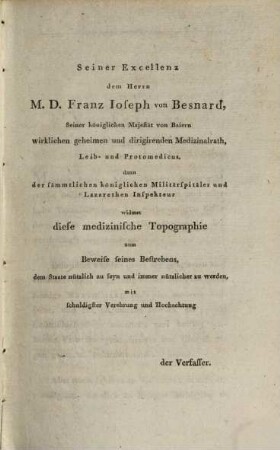Medicinische Topographie vom Landgerichtsbezirke Sulzbach in der obern Pfalz