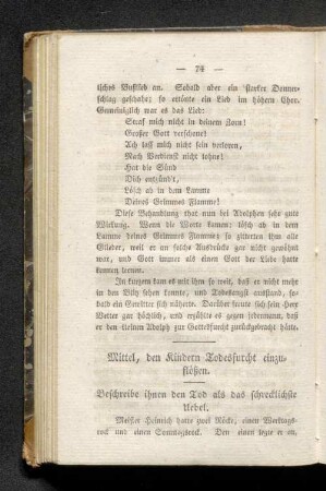 Mittel, den Kindern Todesfurcht einzuflößen.