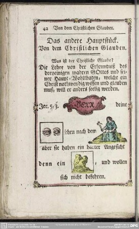 Das andere Hauptstück. Von dem Christlichen Glauben