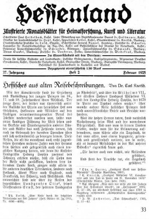 Heft 2, Februar 1925