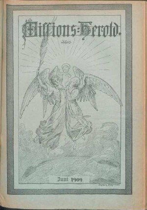 Nr. 6. Neunter Jahrgang. Juni 1909.