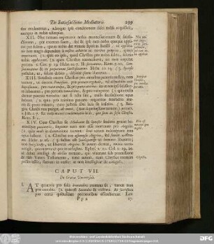 Caput VII. De Gratia Universali.