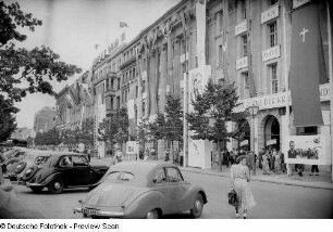 Straßenansicht während der Weltfestspiele