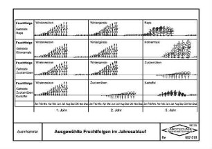 Ausgewählte Fruchtfolgen im Jahresablauf