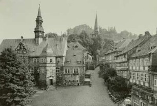 Blankenburg, Markt : Blankenburg. Markt mit Rathaus und Schloss