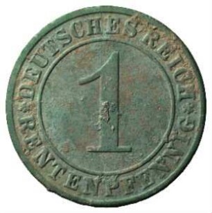 Fundmünze, Pfennig, 1923
