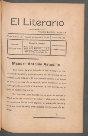 1917,3,97: serie 9, tomo 3, número 97/98 (septiembre 22 de 1917)
