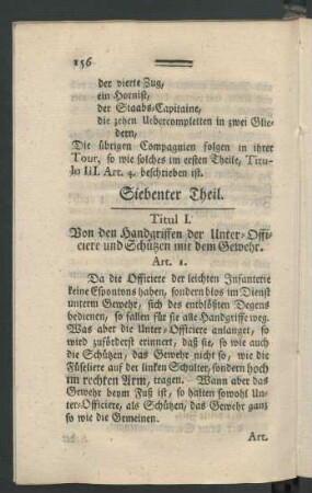 Siebenter Theil