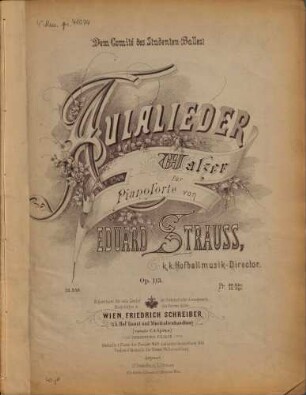 Aulalieder : Walzer für Pianoforte ; op. 113