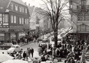 Marktplatz mit Blick Richtung Süden. Detmold. Marktplatz