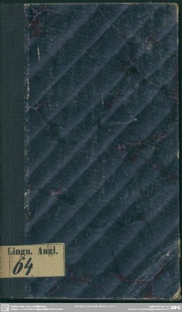 Grammatica Anglicana Concentrata In Usum Alumnorum Portensium