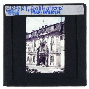 Erfurt, Kurmainzische Statthalterei : Fassade