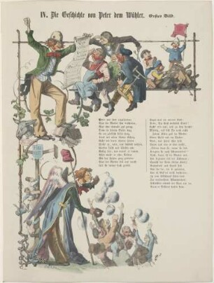 IV. Die Geschichte von Peter dem Wühler. Erstes Bild.
