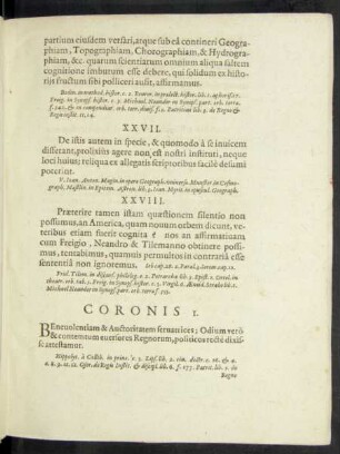 Coronis ...