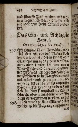 Das Ein- und Achtzigste Capitul. - Das Fünff- und Achtzigste Capitul.