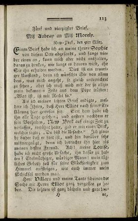 Fünf und vierzigster Brief. - Sechs und vierzigster Brief.
