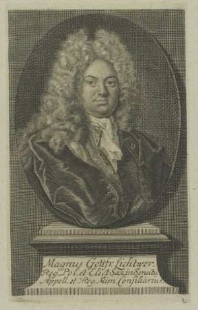 Bildnis des Magnus Gottfried Lichtwer