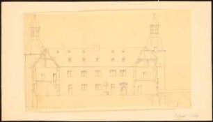 Altes Schloss, Boppard: Längsschnitt