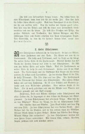 2. Unser Schulzimmer