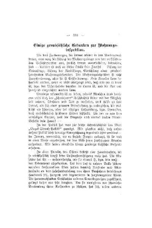 Einige grundsätzliche Gedanken zur Wohnungsinspektion