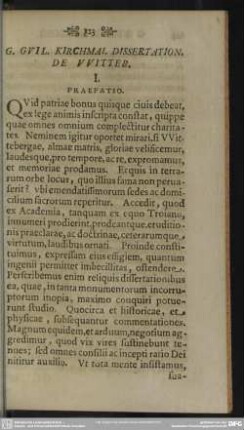 G. Guil. Kirchmai. Dissertation. De Witteb.