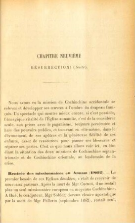 Chapitre neuvième. Résurrection! (suite)