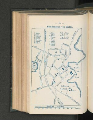 Straßenplan von Eutin.
