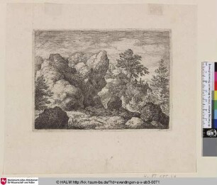 [Der spitze Fels; Le rocher pointu; The Pointed Rock]