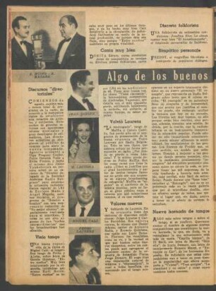 Algo de los buenos programas de Agosto
