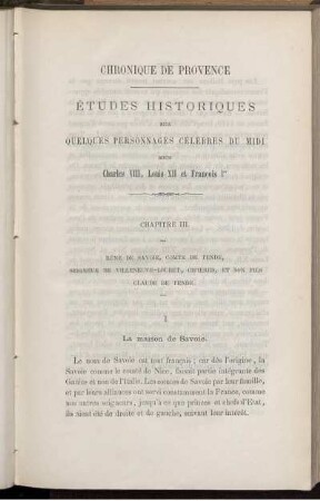 Etudes Historiques