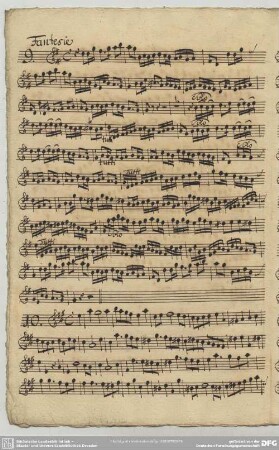 9. Anonymus, Fantasie, G-Dur