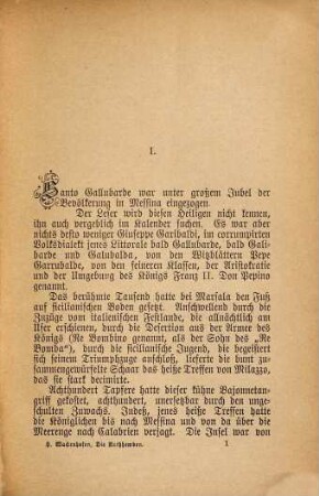 Die Rothhemden : Erzählung