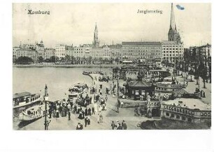 Jungfernstieg in Hamburg