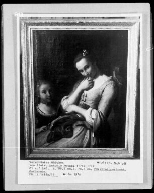 Junge Frau mit einem Mädchen (Verschämtes Mädchen)
