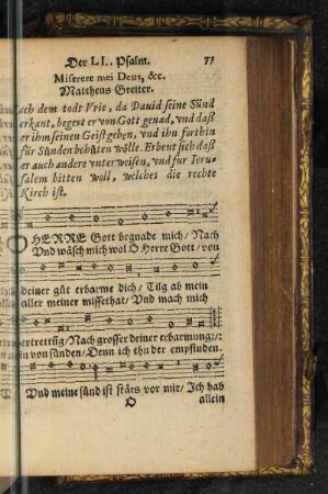 Der LI. Psalm.