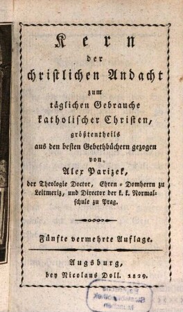 Kern der christlichen Andacht