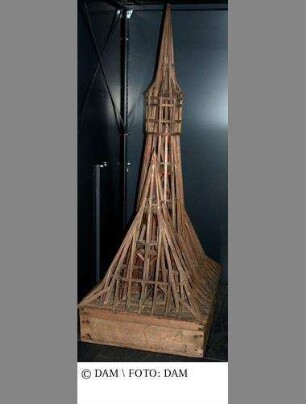 Turmhelm einer Kirche in Ganderkesee - Modell eines Gebäudeteils