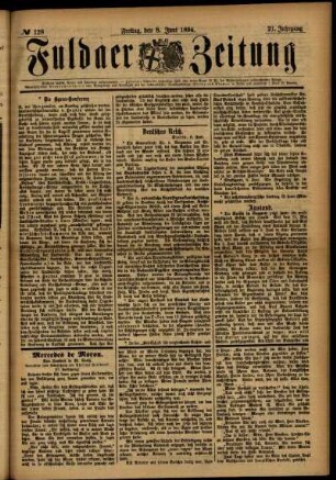 Ausgabe vom Freitag, den 08. Juni 1894.