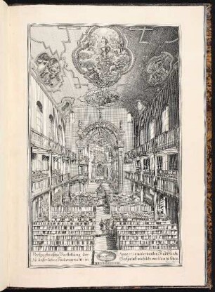 Perspectivische Vorstellung der Anno 1738, neuerbauten Stadt-Kirche zu unser lieben Frauen genan[n]t: in Herspruck; wie solche von in[n]en zu sehen. - Sankt Maria, Hersbruck, Innenansicht