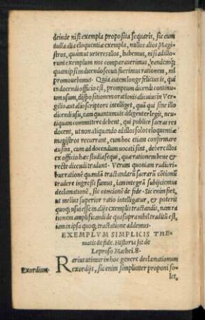 Exemplum Simplicis Thematis de fide. Historia sit de Leproso Mathei .8.