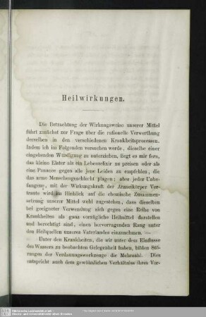 Heilwirkungen