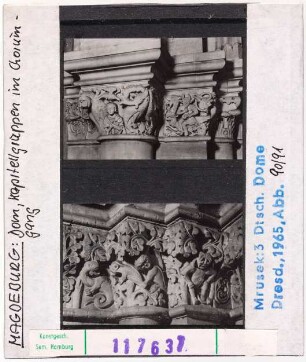 Magdeburg: Dom, Chorumgang, Kapitelle