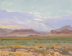 Tafelgebirge und Steppenlandschaft nördl. Bou Saada (Algier)
