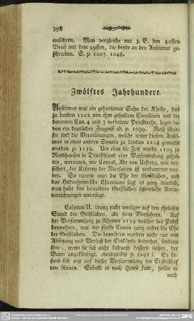 Zwölftes Jahrhundert